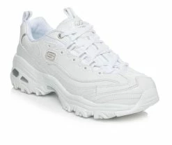 Best deal 🎉 Women's Skechers D'Lites Fresh Start 11931 👟 Sneakers White/Silver ⌛ -DC Shoes - shop 2 168