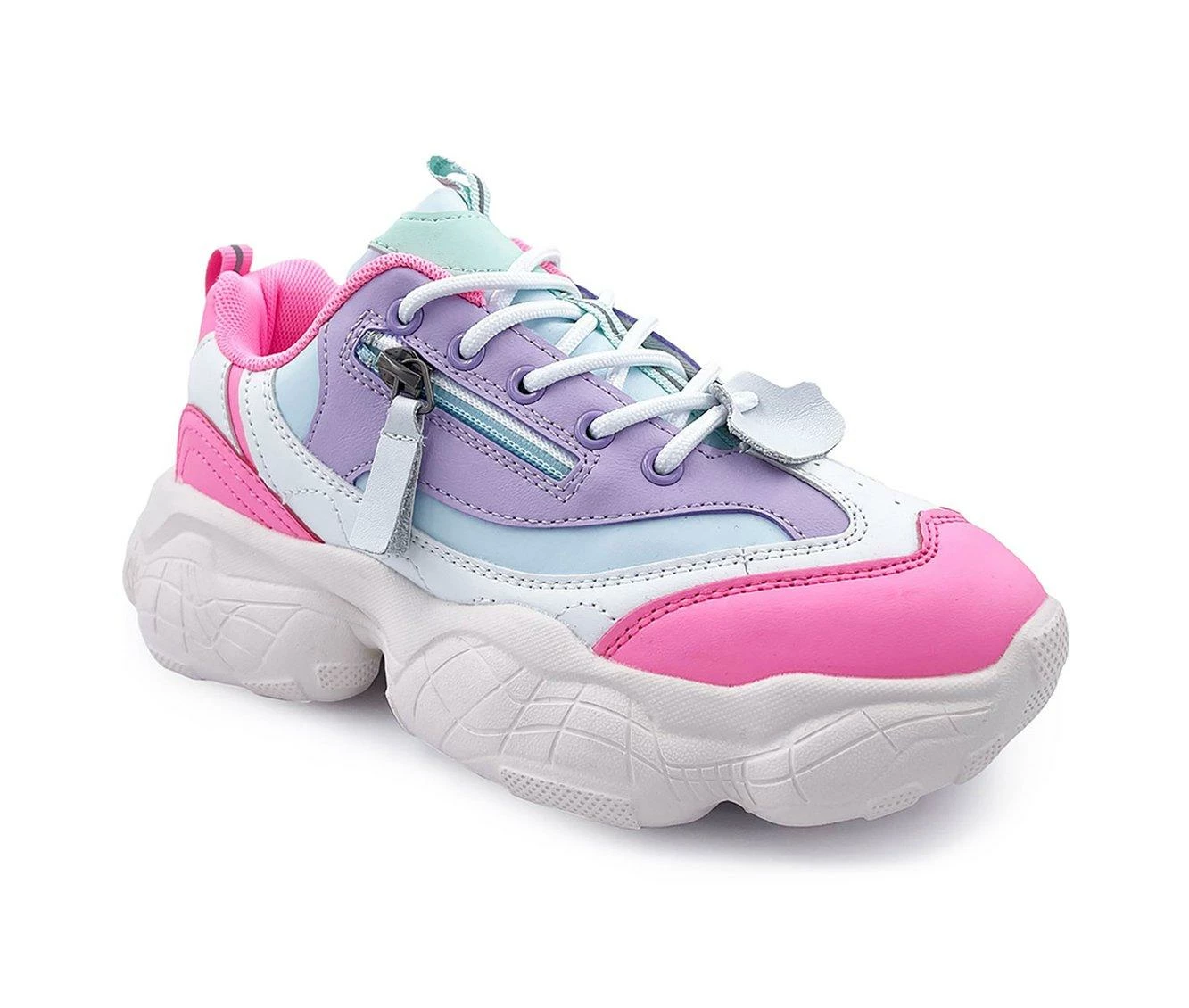 Wholesale ๐ Women's Berness Ivy5007 Chunky Fashion ๐ Sneakers Beige/Red ๐ 5 Wholesale ๐ Women's Berness Ivy5007 Chunky Fashion ๐ Sneakers Beige/Red ๐ - Image 3