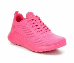 Outlet 🥰 Women's Skechers 117216 BOBS Squad Chaos 👟 Sneakers Hot Pink 🥰 -DC Shoes - shop 2 183