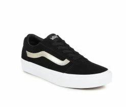 Top 10 🧨 Women's Vans Ward Suede Skate 👟 Shoes Black/Gold ✔️ -DC Shoes - shop 2 188