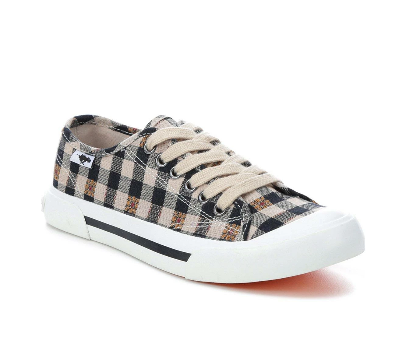 Budget ๐ Women's Rocket ๐ Dog Jumpin ๐ Sneakers Natural Check ๐ 5 Budget ๐ Women's Rocket ๐ Dog Jumpin ๐ Sneakers Natural Check ๐ - Image 3