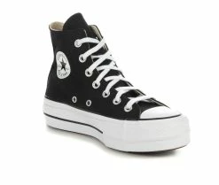 Promo 🥰 Women's Converse Chuck Taylor All Star Lift Hi High-Top Platform 👟 Sneakers Black/White 😉 -DC Shoes - shop 2 2