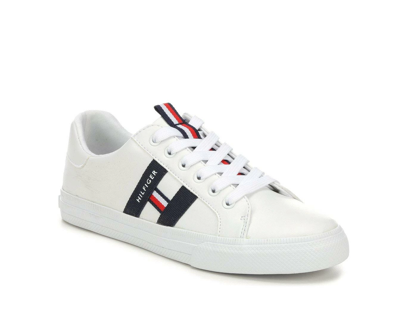 Best deal ๐ Women's Tommy Hilfiger Larria ๐ Sneakers White/Navy โ๏ธ 5 Best deal ๐ Women's Tommy Hilfiger Larria ๐ Sneakers White/Navy โ๏ธ - Image 3