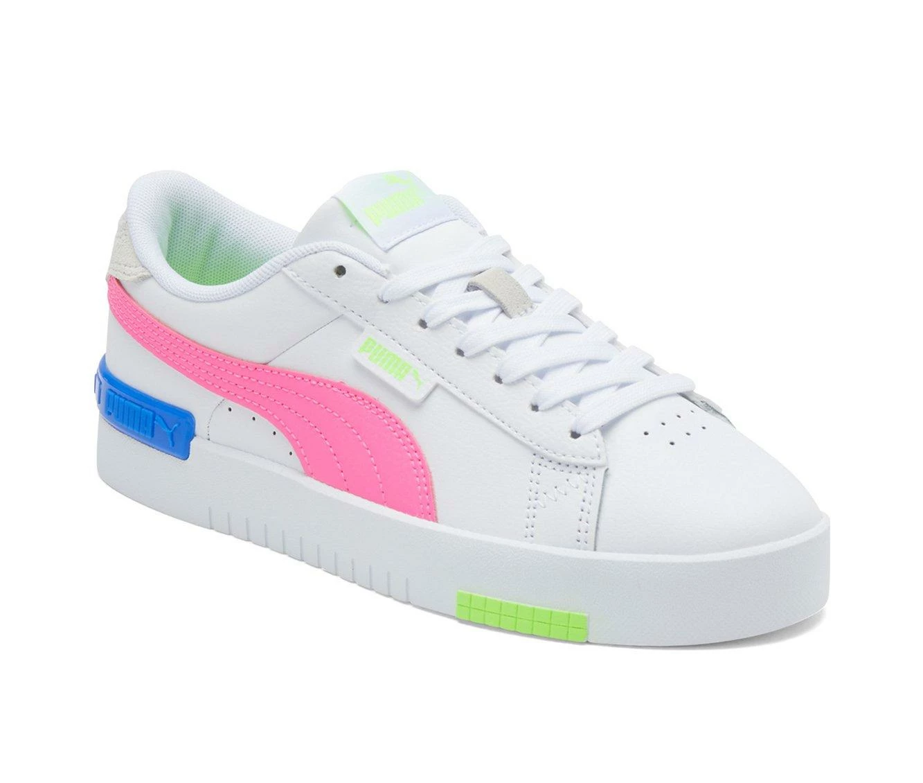 New โค๏ธ Women's Puma Jada Blend ๐ Sneakers Wht/Pnk/Grn/Blu ๐ 5 New โค๏ธ Women's Puma Jada Blend ๐ Sneakers Wht/Pnk/Grn/Blu ๐ - Image 3