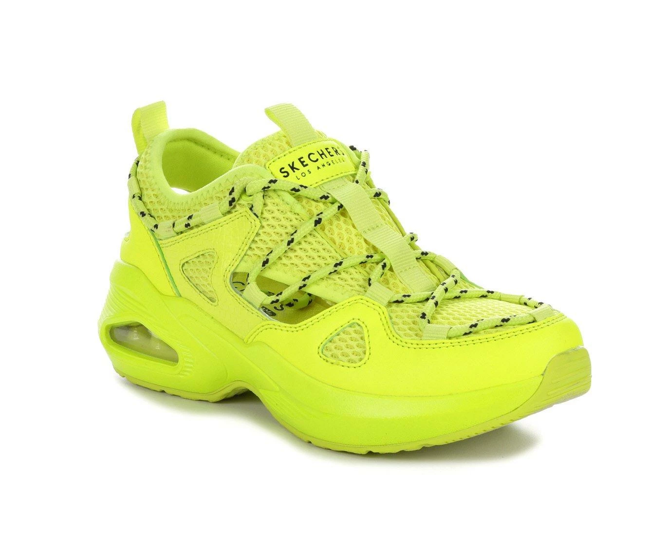 New โญ Women's Skechers Street Muno Wedge ๐ Sneakers Neon Yellow โญ 5 New โญ Women's Skechers Street Muno Wedge ๐ Sneakers Neon Yellow โญ - Image 3