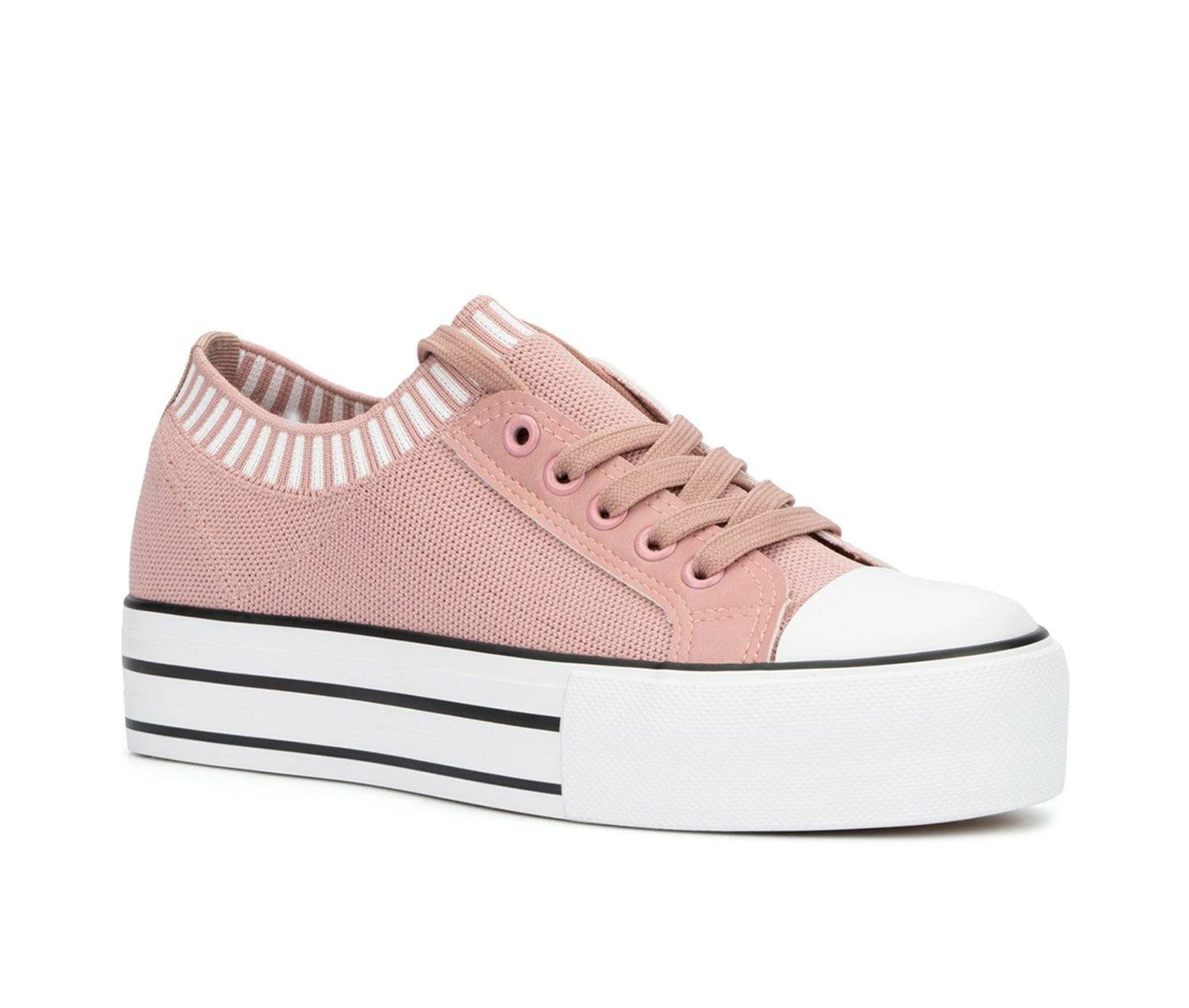 Wholesale โญ Women's Olivia Miller Audrey Platform Fashion ๐ Sneakers Pink ๐ 5 Wholesale โญ Women's Olivia Miller Audrey Platform Fashion ๐ Sneakers Pink ๐ - Image 3