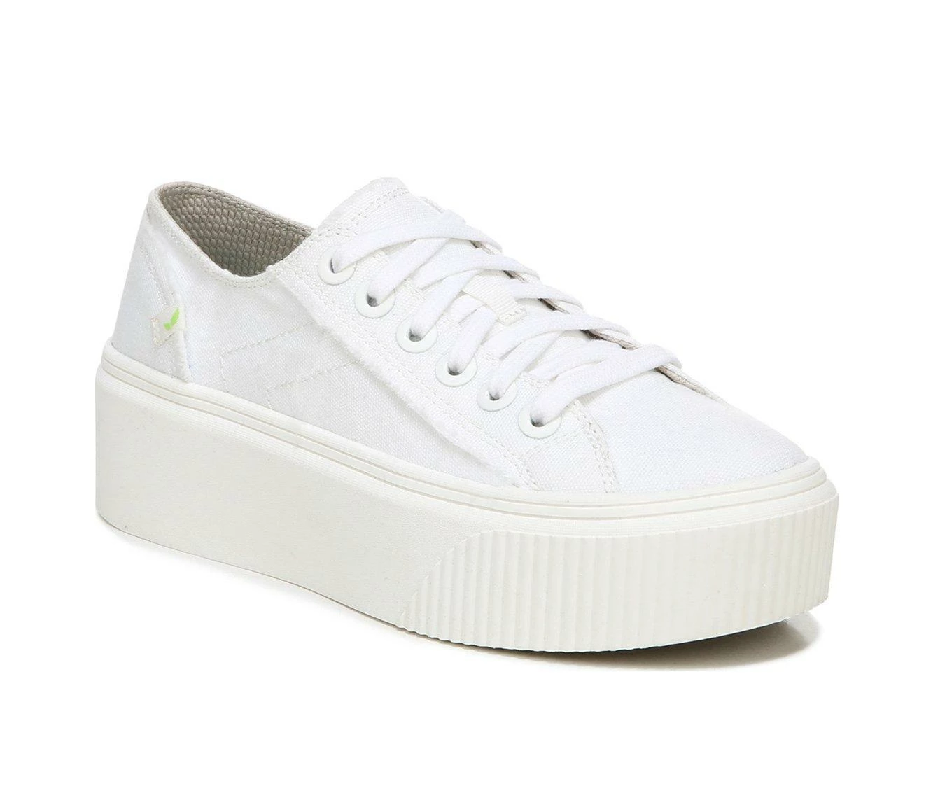 Buy 👏 Women's Dr. Scholls For Now Platform 👟 Sneakers White Fabric 🤩 5 Buy 👏 Women's Dr. Scholls For Now Platform 👟 Sneakers White Fabric 🤩 - Image 3