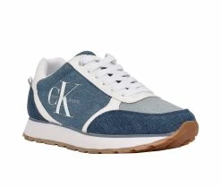 Brand new 🔔 Women's Calvin Klein Cayle 5 Fashion 👟 Sneakers Blue Jean 😀 -DC Shoes - shop 2 396