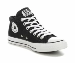 Best deal ✨ Women's Converse Madison Mid-Top 👟 Sneakers Black/White 🛒 -DC Shoes - shop 2 4
