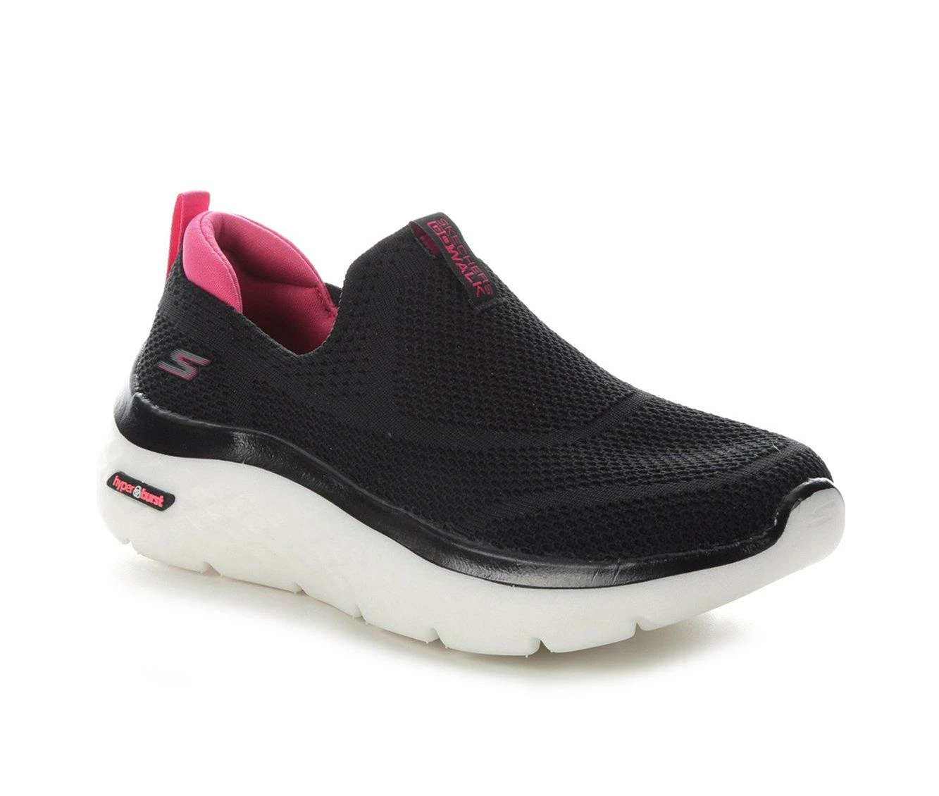 Best Pirce โจ Women's Skechers Go Walk Hyper Burst 124586 Slip-On ๐ Sneakers Black/Hot Pink ๐ 5 Best Pirce โจ Women's Skechers Go Walk Hyper Burst 124586 Slip-On ๐ Sneakers Black/Hot Pink ๐ - Image 3