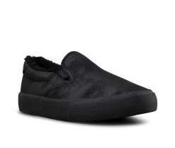 Brand new 🤩 Women's Lugz Clipper LX Fleece Slip-On 👟 Sneakers Black 😀 -DC Shoes - shop 2 429