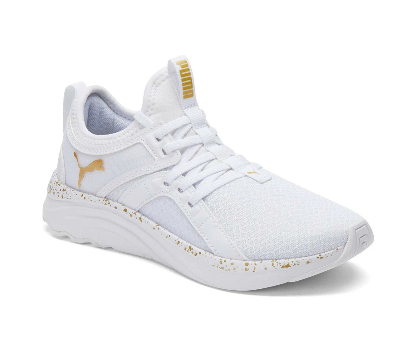 Cheap ๐ Women's Puma Softride Sophia Shimmer ๐ Sneakers White/Gold ๐ 5 Cheap ๐ Women's Puma Softride Sophia Shimmer ๐ Sneakers White/Gold ๐ - Image 3