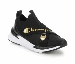 New โ๏ธ Women's Champion Kinna V Over Lo Slip-On ๐ Sneakers Black/Gold โ๏ธ 10 New โ๏ธ Women's Champion Kinna V Over Lo Slip-On ๐ Sneakers Black/Gold โ๏ธ -DC Shoes - shop 2 45