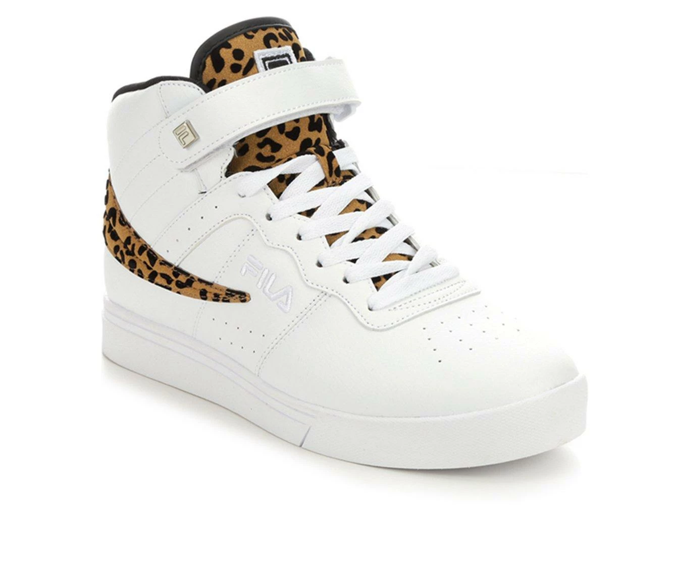 Discount ๐ Women's Fila Vulc 13 Wild High Top ๐ Sneakers White/Leopard ๐ฅ 4 Discount ๐ Women's Fila Vulc 13 Wild High Top ๐ Sneakers White/Leopard ๐ฅ - Image 3