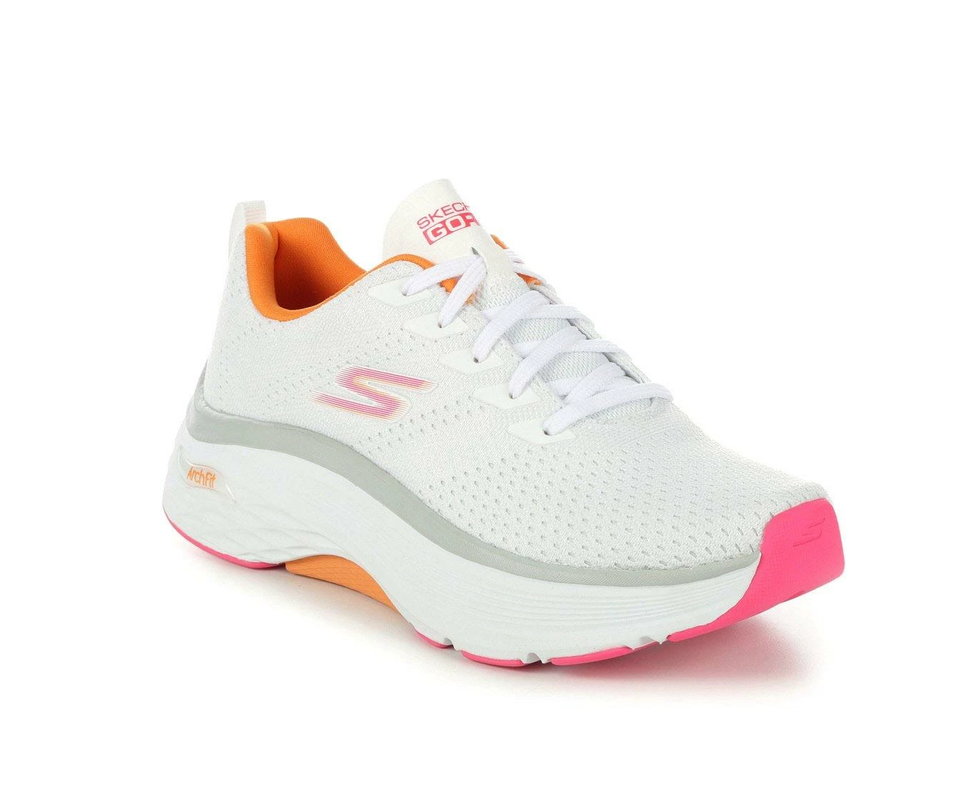 Outlet ๐ Women's Skechers Go 128308 Max Cushioning Arch Fit Running ๐ Shoes White/Pink ๐ 5 Outlet ๐ Women's Skechers Go 128308 Max Cushioning Arch Fit Running ๐ Shoes White/Pink ๐ - Image 3
