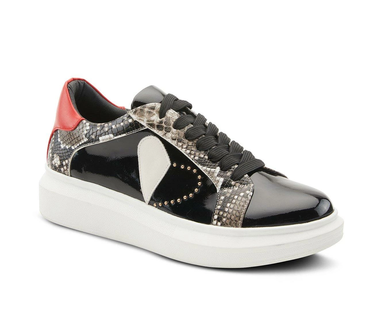 Best reviews of ๐ Women's Patrizia Heartthrob Vegan Friendly Fashion ๐ Sneaker Blk Patent Mult ๐งจ 5 Best reviews of ๐ Women's Patrizia Heartthrob Vegan Friendly Fashion ๐ Sneaker Blk Patent Mult ๐งจ - Image 3