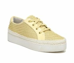 Promo 🥰 Women's Franco Sarto Hyria Platform 👟 Sneakers Yellow 😀 -DC Shoes - shop 2 551