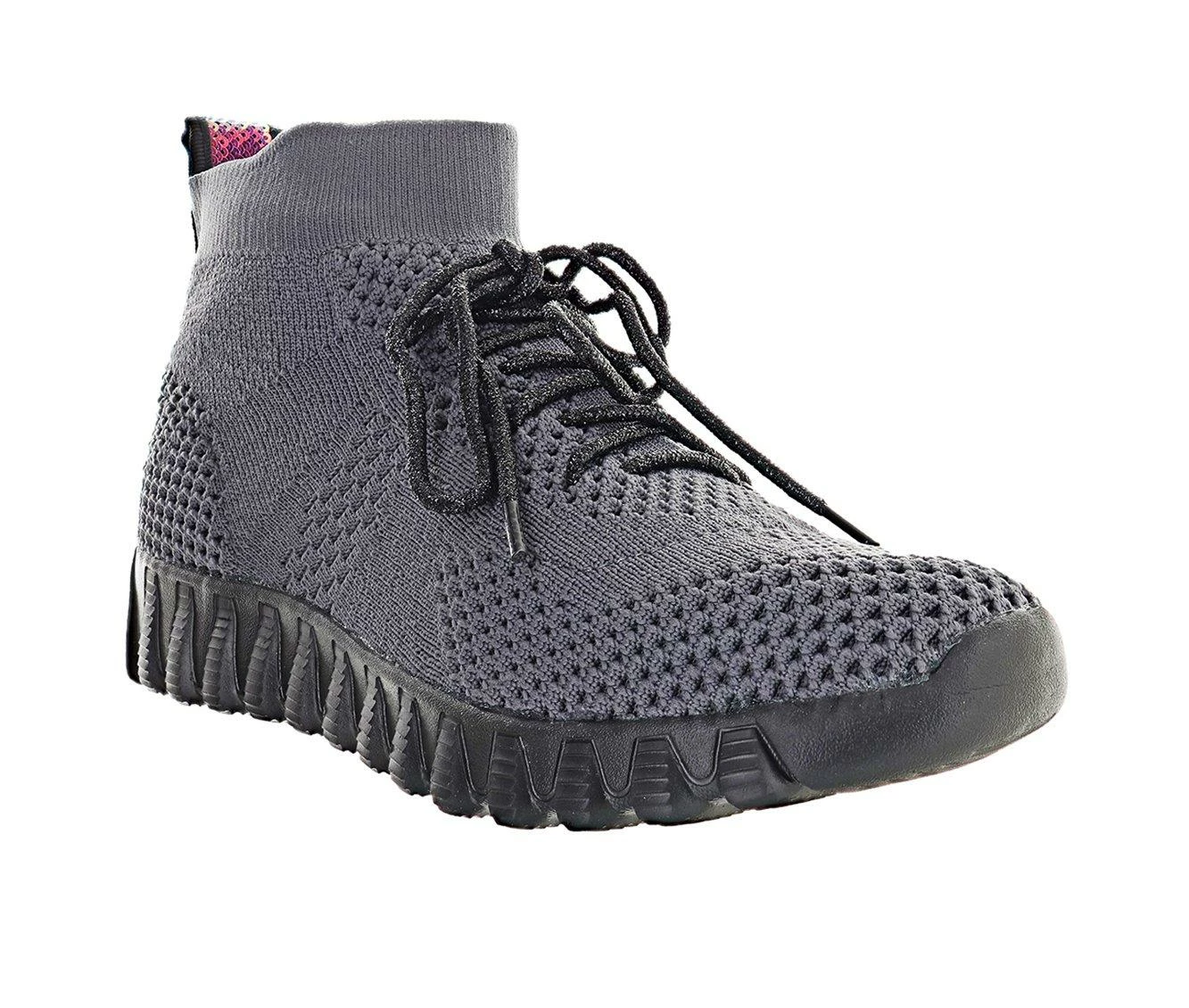 Outlet โค๏ธ Women's Bernie Mev Erika Casual Mid Top ๐ Sneakers Dk Grey/Black โ๏ธ 5 Outlet โค๏ธ Women's Bernie Mev Erika Casual Mid Top ๐ Sneakers Dk Grey/Black โ๏ธ - Image 3