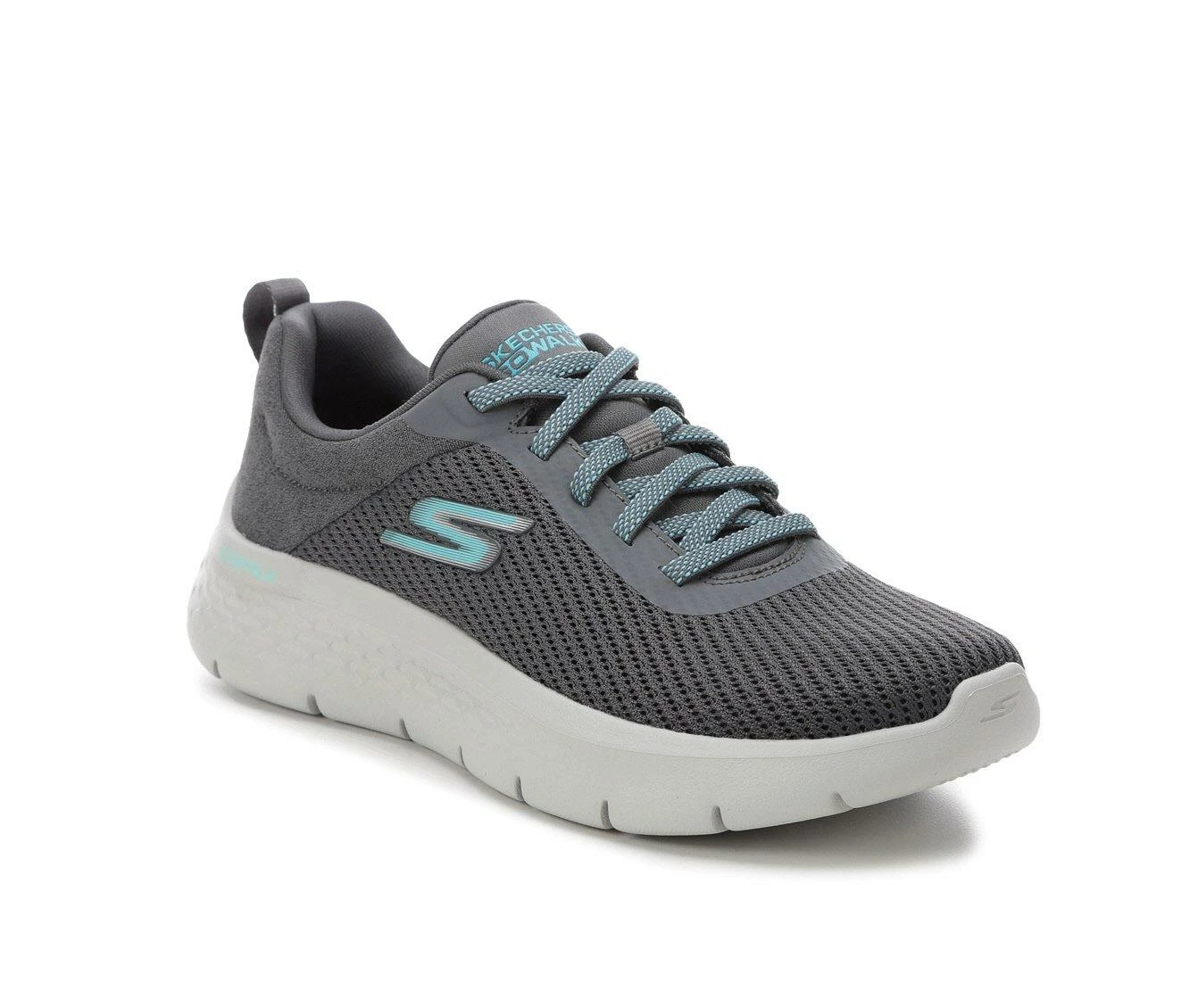 Best Sale ๐คฉ Women's Skechers Go GO WALK 124952 Flex Walking ๐ Shoes Grey/Turq โค๏ธ 5 Best Sale ๐คฉ Women's Skechers Go GO WALK 124952 Flex Walking ๐ Shoes Grey/Turq โค๏ธ - Image 3