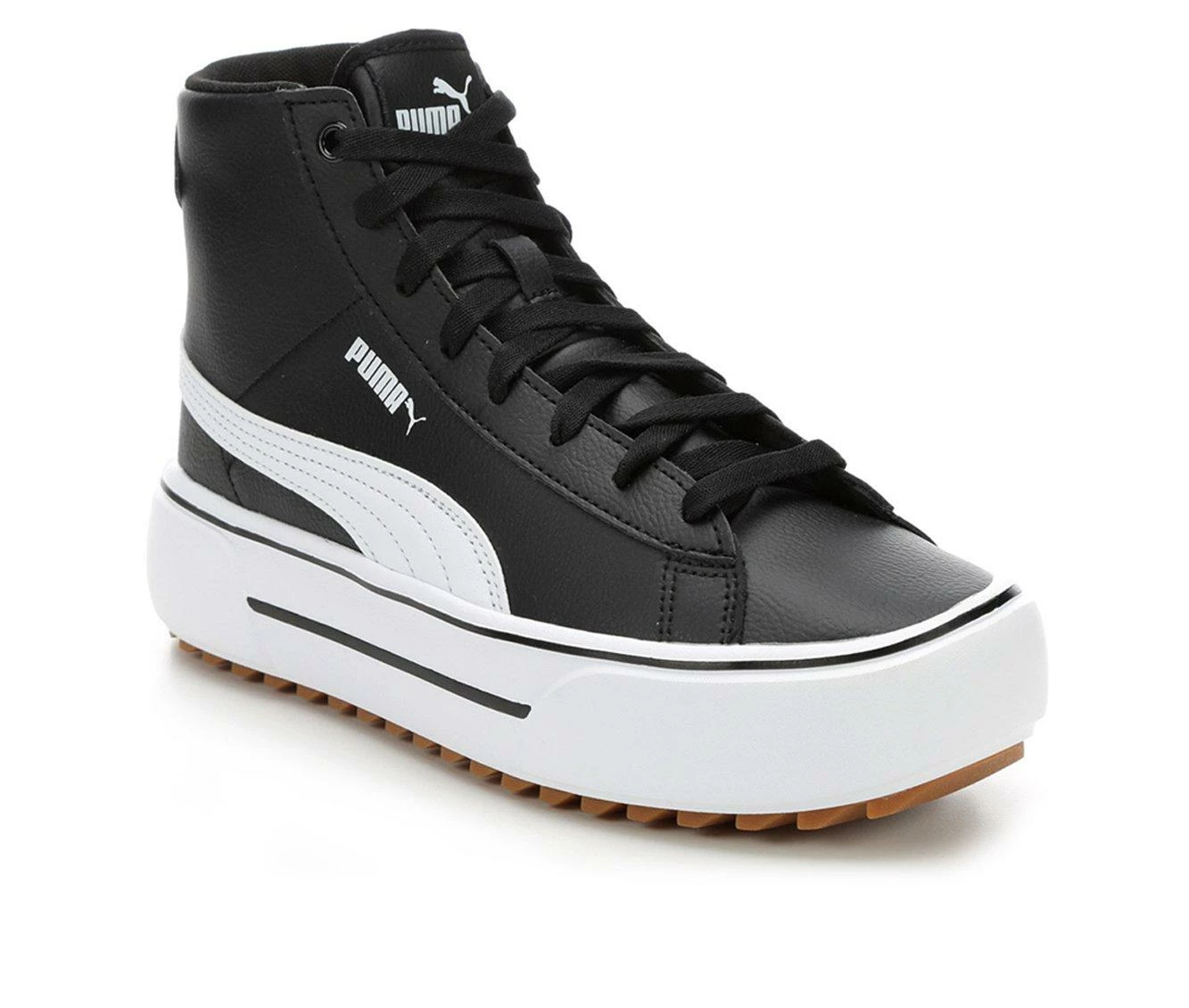 New ๐ Women's Puma Kaia Mid L ๐ Sneakers Blk/Wht/Gum ๐ 5 New ๐ Women's Puma Kaia Mid L ๐ Sneakers Blk/Wht/Gum ๐ - Image 3