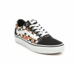 Wholesale 👏 Women's Vans Ward Checker Skate 👟 Shoes Bk/Wh/Butterfly ⌛ -DC Shoes - shop 2 93