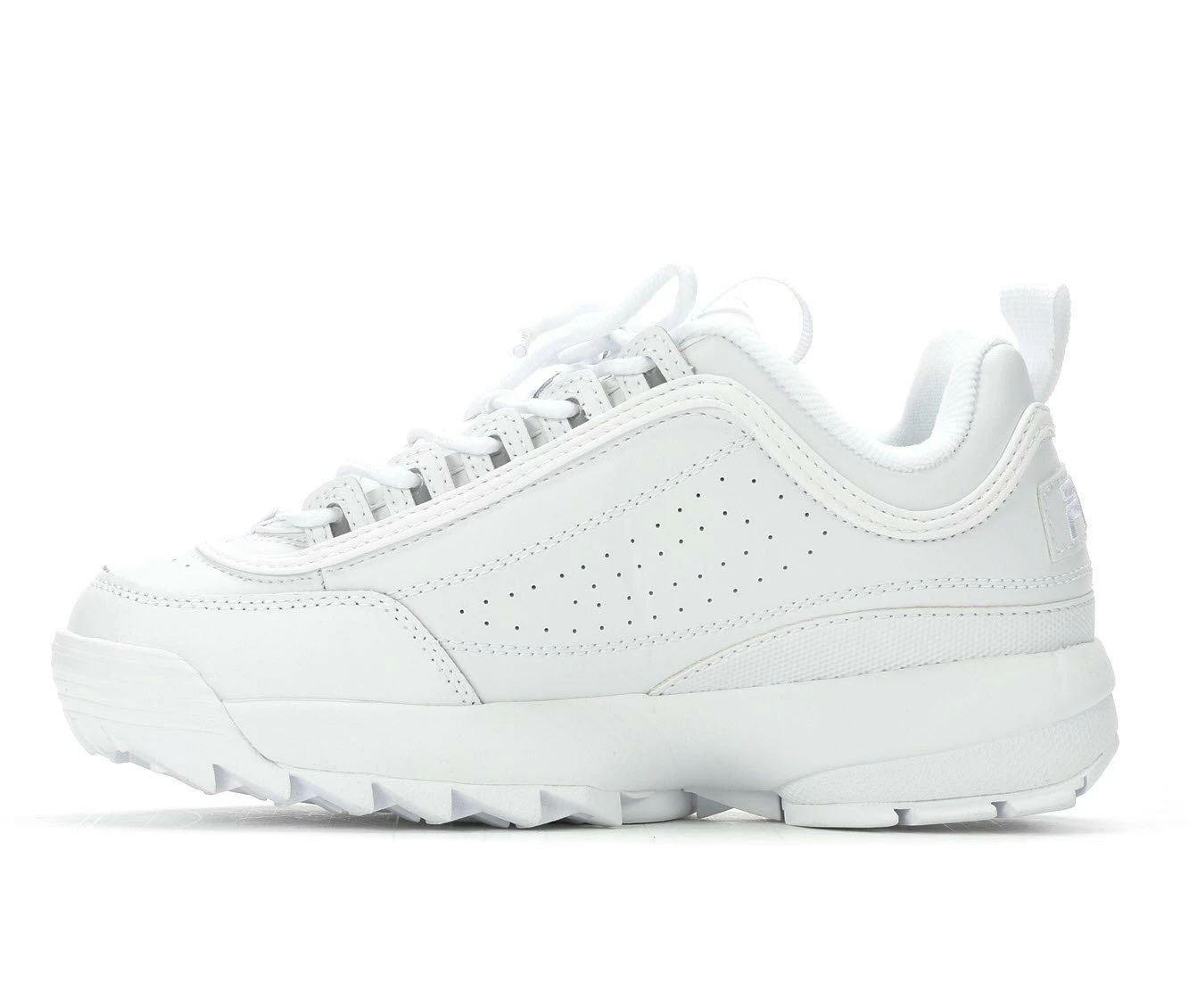 Hot Sale โ Women's Fila Disruptor II Premium ๐ Sneakers White/White ๐ 6 Hot Sale โ Women's Fila Disruptor II Premium ๐ Sneakers White/White ๐ - Image 4