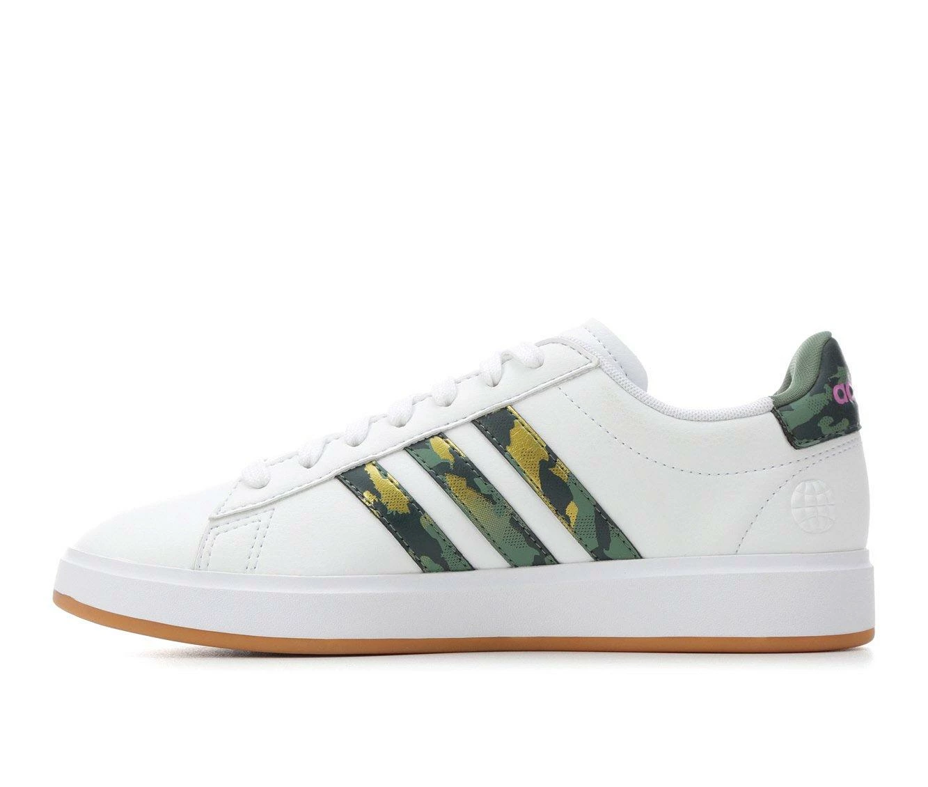 Discount ๐ Women's Adidas Grand Court 2.0 ๐ Sneakers Camo/Gold โจ 6 Discount ๐ Women's Adidas Grand Court 2.0 ๐ Sneakers Camo/Gold โจ - Image 4