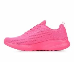 Outlet 🥰 Women's Skechers 117216 BOBS Squad Chaos 👟 Sneakers Hot Pink 🥰 -DC Shoes - shop 3 183
