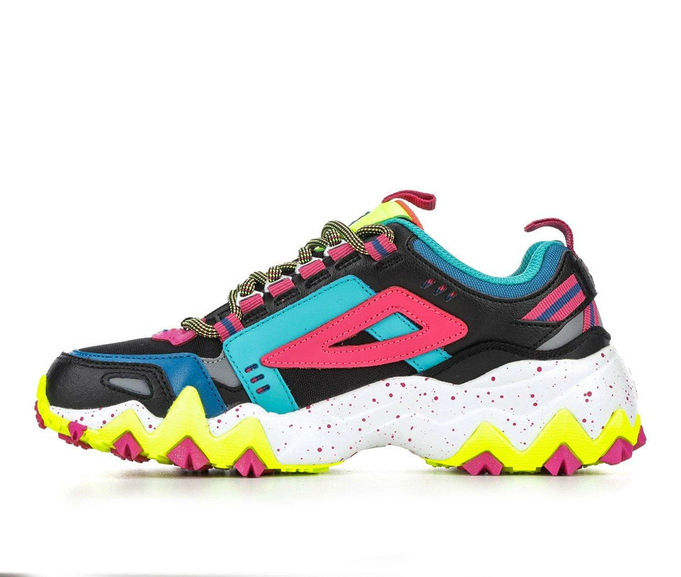 Deals ๐ Women's Fila Oakmont TR ๐ Sneakers Black/Pink/Yel ๐งจ 6 Deals ๐ Women's Fila Oakmont TR ๐ Sneakers Black/Pink/Yel ๐งจ - Image 4
