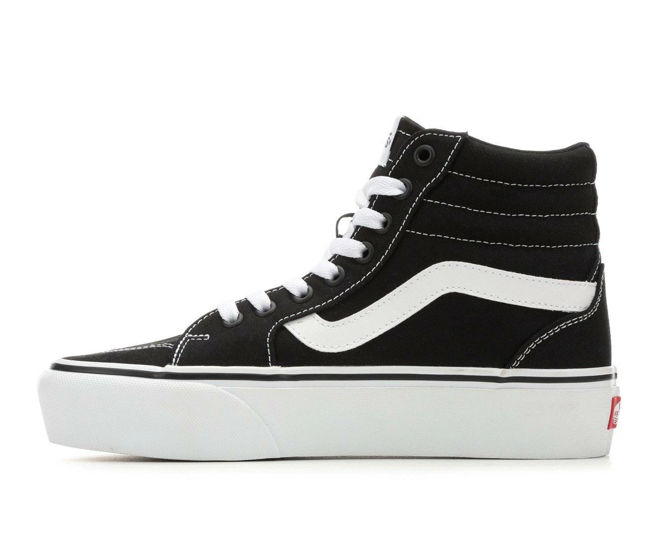 Top 10 ๐ Women's Vans Filmore Hi Platform Skate ๐ Shoes Black/White ๐ 6 Top 10 ๐ Women's Vans Filmore Hi Platform Skate ๐ Shoes Black/White ๐ - Image 4