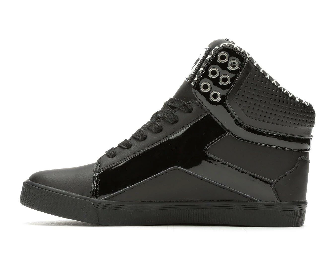 Wholesale ๐ Women's Pastry Pop Tart Grid High Top ๐ Sneakers Black/Black ๐ฅฐ 6 Wholesale ๐ Women's Pastry Pop Tart Grid High Top ๐ Sneakers Black/Black ๐ฅฐ - Image 4