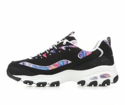 Brand new 🧨 Women's Skechers 149789 D'Lites Marble 👟 Sneakers Black Marble ⌛ -DC Shoes - shop 3 21