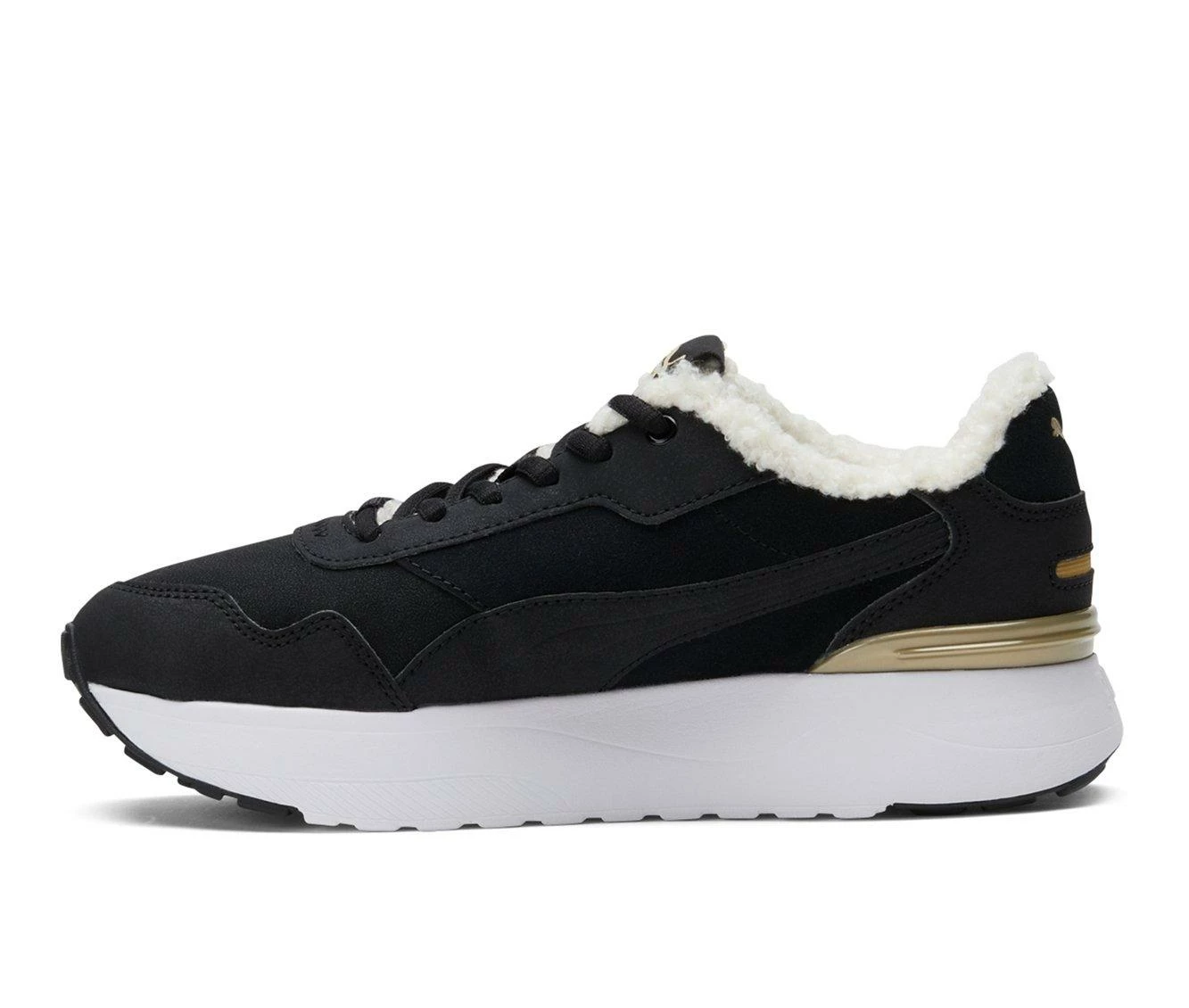 Discount โ Women's Puma R78 Voyage Teddy ๐ Sneakers Black/Gold ๐ฅฐ 6 Discount โ Women's Puma R78 Voyage Teddy ๐ Sneakers Black/Gold ๐ฅฐ - Image 4