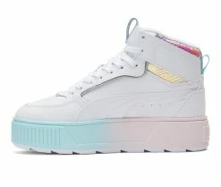 Brand new 🔥 Women's Puma Karmen Rebelle Mid Exotics 👟 Sneakers White/White ⌛ -DC Shoes - shop 3 313