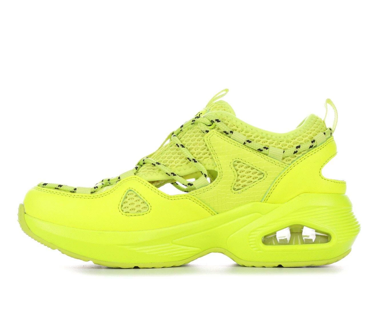 New โญ Women's Skechers Street Muno Wedge ๐ Sneakers Neon Yellow โญ 6 New โญ Women's Skechers Street Muno Wedge ๐ Sneakers Neon Yellow โญ - Image 4