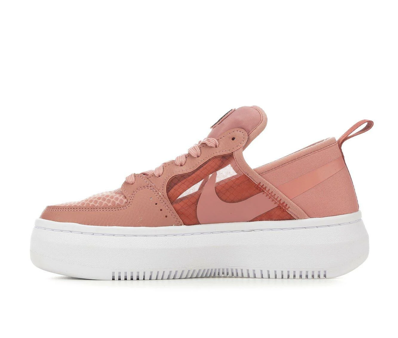 Cheap 😍 Women's Nike Court Vision Alta Txt Platform 👟 Sneakers Mauve/Wht 🎉 6 Cheap 😍 Women's Nike Court Vision Alta Txt Platform 👟 Sneakers Mauve/Wht 🎉 - Image 4