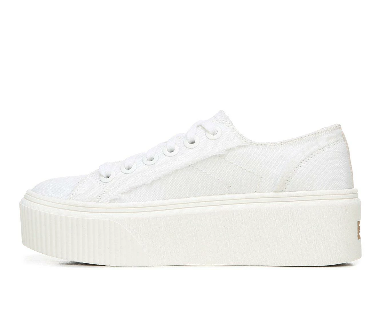 Buy 👏 Women's Dr. Scholls For Now Platform 👟 Sneakers White Fabric 🤩 6 Buy 👏 Women's Dr. Scholls For Now Platform 👟 Sneakers White Fabric 🤩 - Image 4
