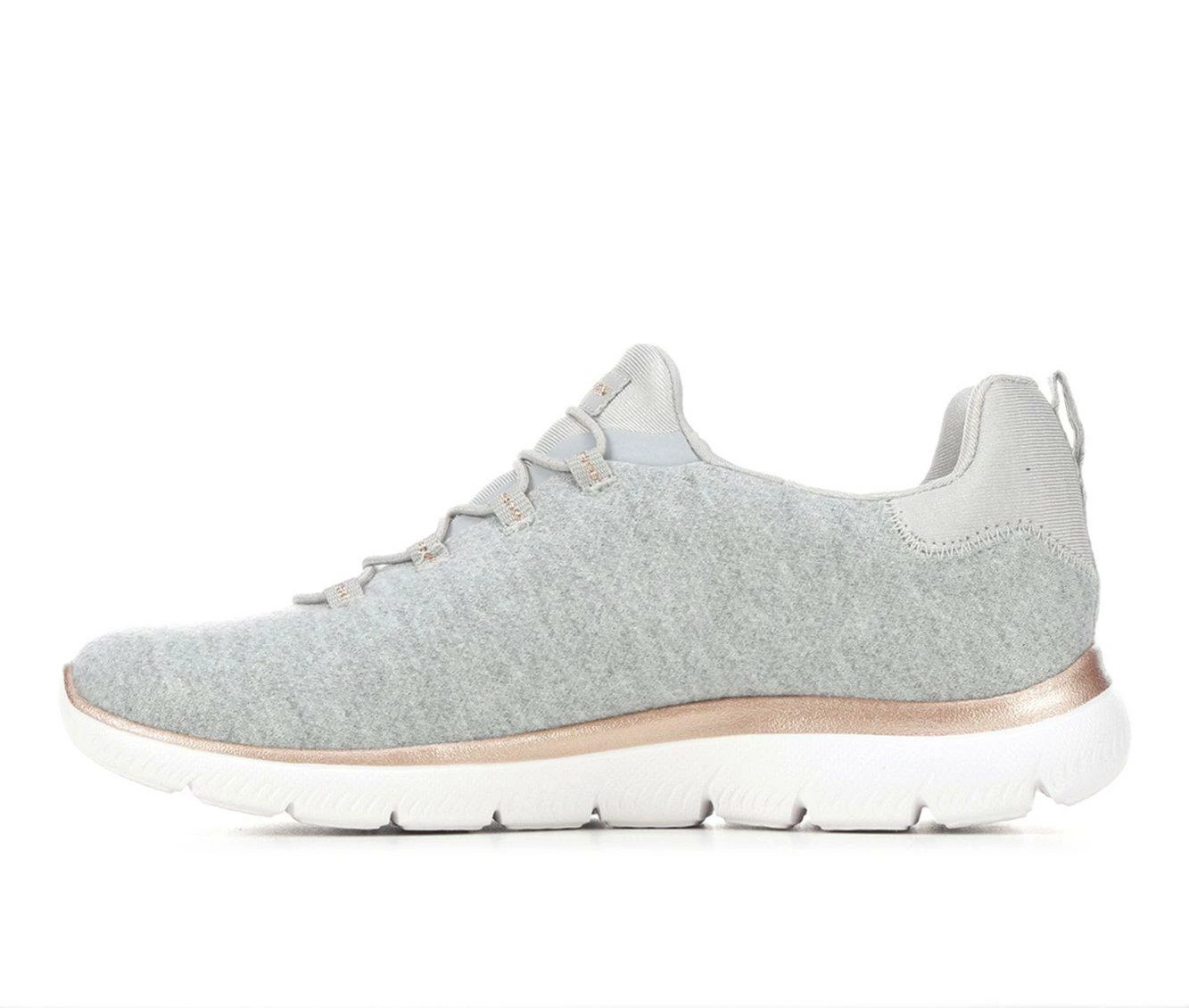 Budget ๐ Women's Skechers 149528 Summits Dazzling Me Slip-On ๐ Sneakers Grey/Rose Gold ๐ 6 Budget ๐ Women's Skechers 149528 Summits Dazzling Me Slip-On ๐ Sneakers Grey/Rose Gold ๐ - Image 4