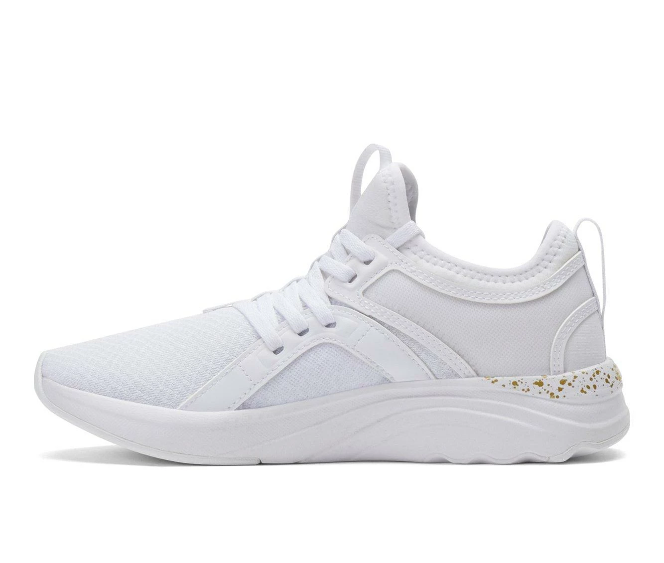 Cheap ๐ Women's Puma Softride Sophia Shimmer ๐ Sneakers White/Gold ๐ 6 Cheap ๐ Women's Puma Softride Sophia Shimmer ๐ Sneakers White/Gold ๐ - Image 4