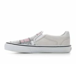 Deals 🥰 Women's Vans Asher Deluxe Skate 👟 Shoes Grey/Patch 🔔 -DC Shoes - shop 3 730