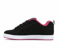 Best Sale 💯 Women's DC Court Graffik Skate 👟 Shoes Black/Pink 💯 -DC Shoes - shop 3 732