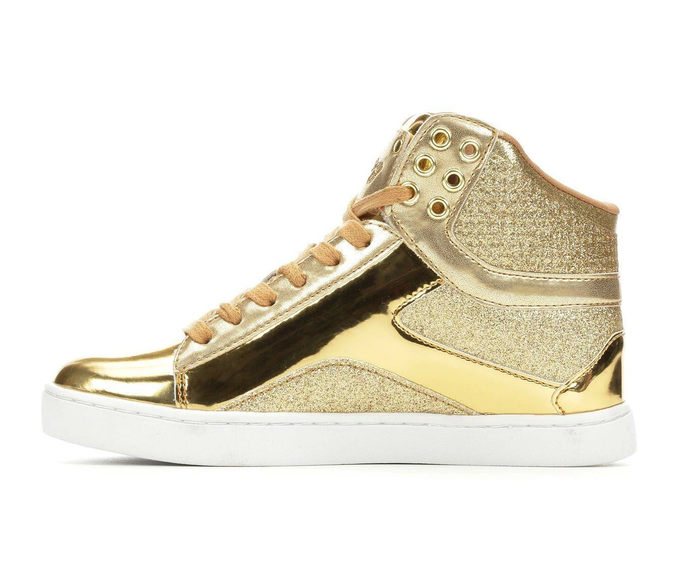 Discount ๐คฉ Women's Pastry Pop Tart Glitter High Top ๐ Sneakers Gold โ๏ธ 6 Discount ๐คฉ Women's Pastry Pop Tart Glitter High Top ๐ Sneakers Gold โ๏ธ - Image 4