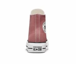 Outlet ⌛ Women's Converse Chuck Taylor Seasonal Lift Hi Sustainable Platform 👟 Sneakers Mauve/White 😉 -DC Shoes - shop 3 90