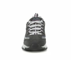 Flash Sale ❤️ Women's Skechers 149060 D'Lites Sparkling Rain 👟 Sneakers Charcoal/Pink 🔔 -DC Shoes - shop 4 101