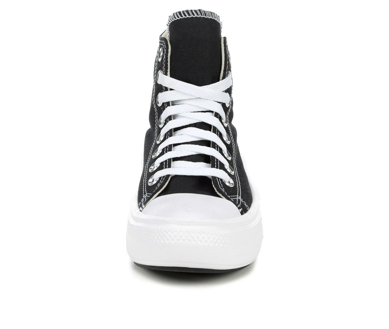 Wholesale โญ Women's Converse Chuck Taylor All Star Move Lift Hi Platform ๐ Sneakers Black/White โ 7 Wholesale โญ Women's Converse Chuck Taylor All Star Move Lift Hi Platform ๐ Sneakers Black/White โ - Image 5