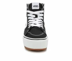 New ✔️ Women's Vans Filmore Hi Platform St Skate 👟 Shoes Black/White 💯 -DC Shoes - shop 4 139