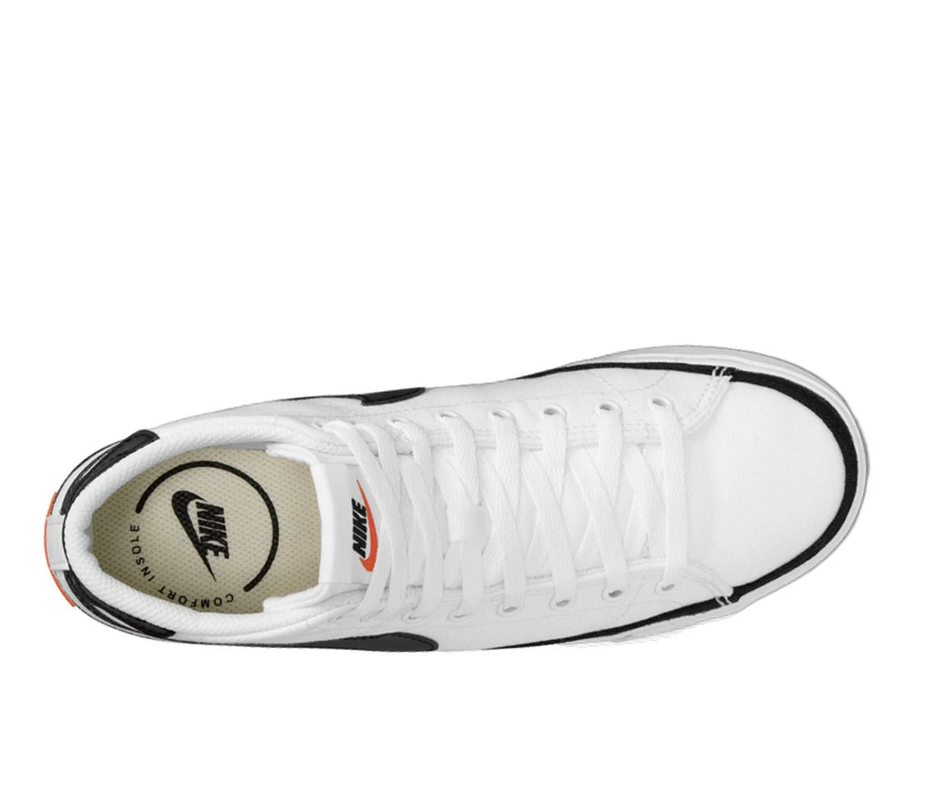 New ๐คฉ Women's Nike Court Legacy Mid Canvas ๐ Sneakers White/Black ๐คฉ 6 New ๐คฉ Women's Nike Court Legacy Mid Canvas ๐ Sneakers White/Black ๐คฉ - Image 5