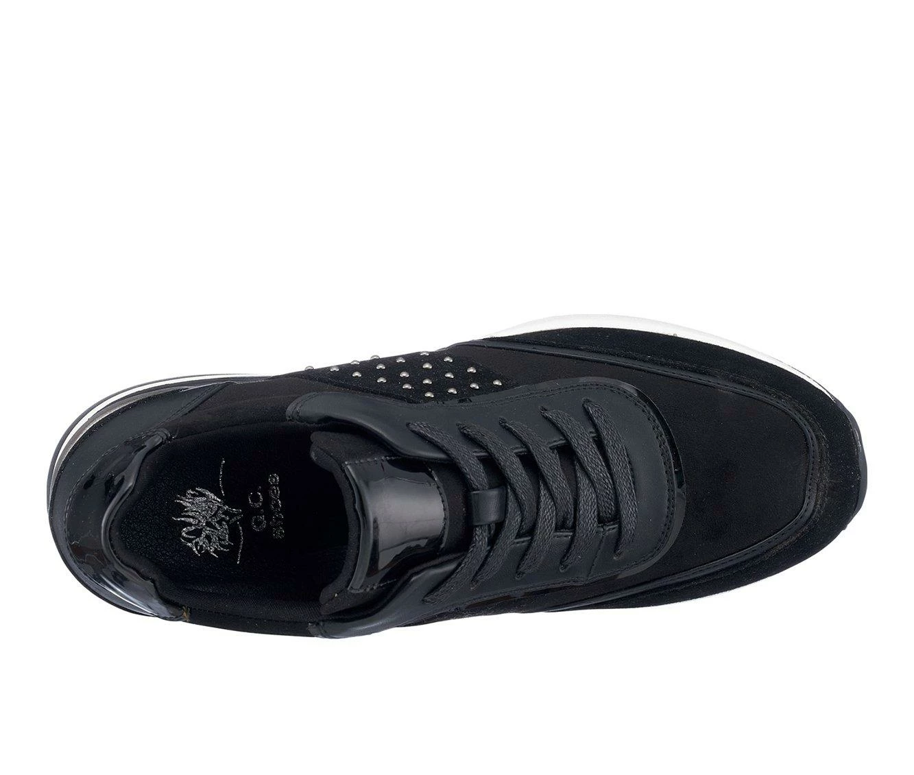 Best Sale ✔️ Women's GC 👟 Shoes Shore Wedge 👟 Sneakers Black 🎉 7 Best Sale ✔️ Women's GC 👟 Shoes Shore Wedge 👟 Sneakers Black 🎉 - Image 5