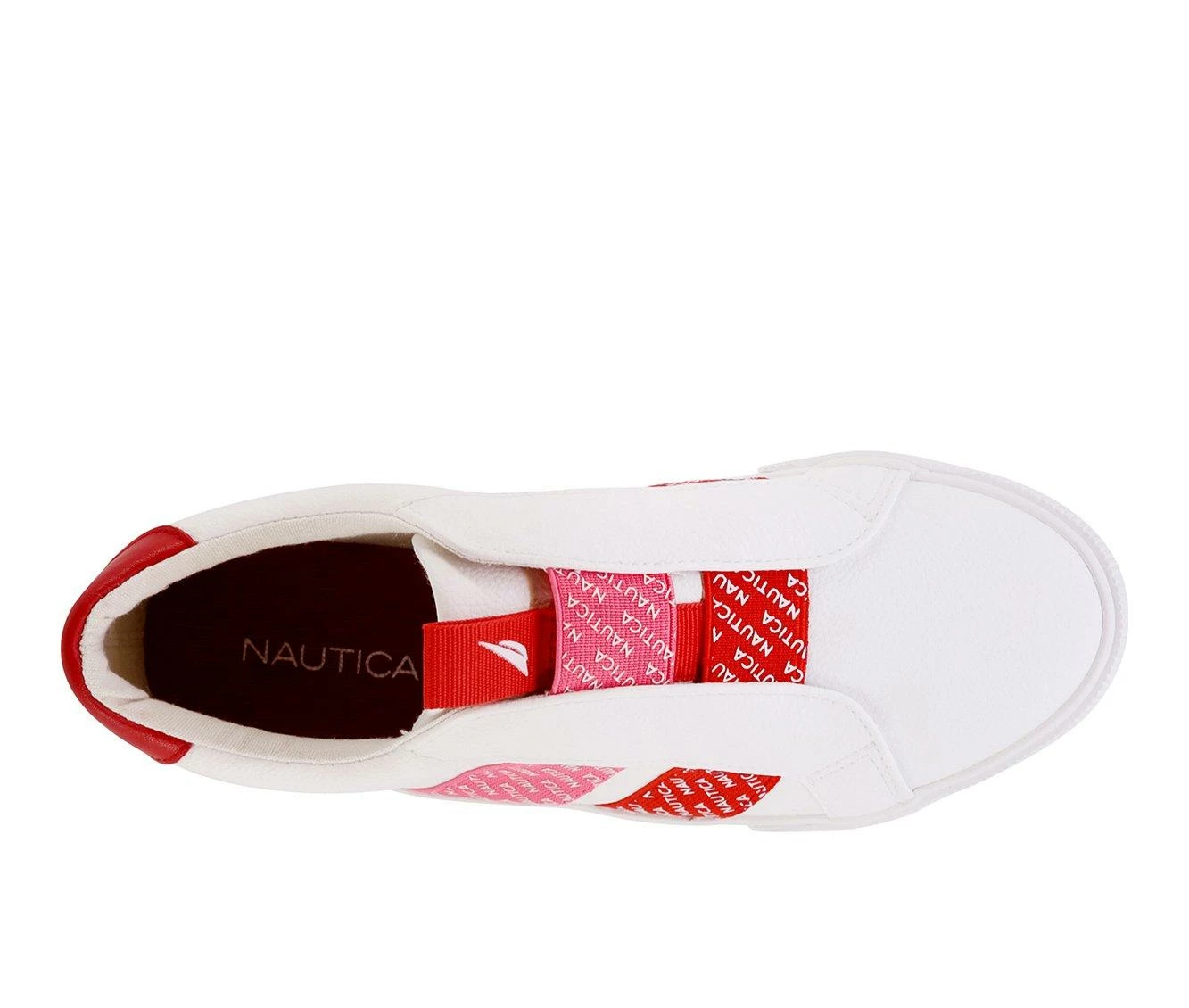Brand new โจ Women's Nautica Marita Slip On Fashion ๐ Sneakers White/Red/Pink โ๏ธ 7 Brand new โจ Women's Nautica Marita Slip On Fashion ๐ Sneakers White/Red/Pink โ๏ธ - Image 5