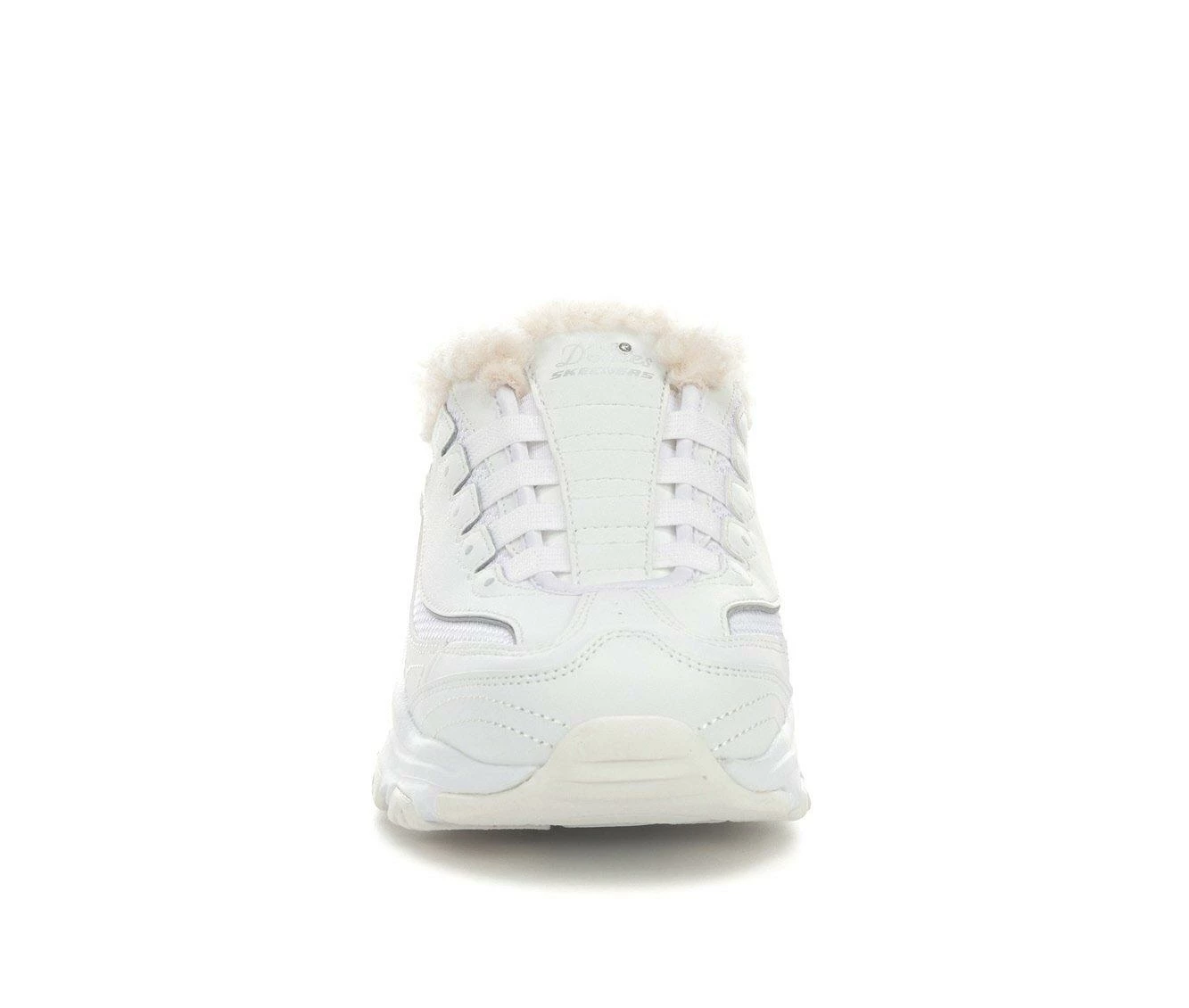 Brand new โค๏ธ Women's Skechers 149783 D'Lites Comfy Step Mule ๐ Sneakers White/Silver ๐ฅ 7 Brand new โค๏ธ Women's Skechers 149783 D'Lites Comfy Step Mule ๐ Sneakers White/Silver ๐ฅ - Image 5